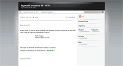 Desktop Screenshot of electronica.indweb.ro